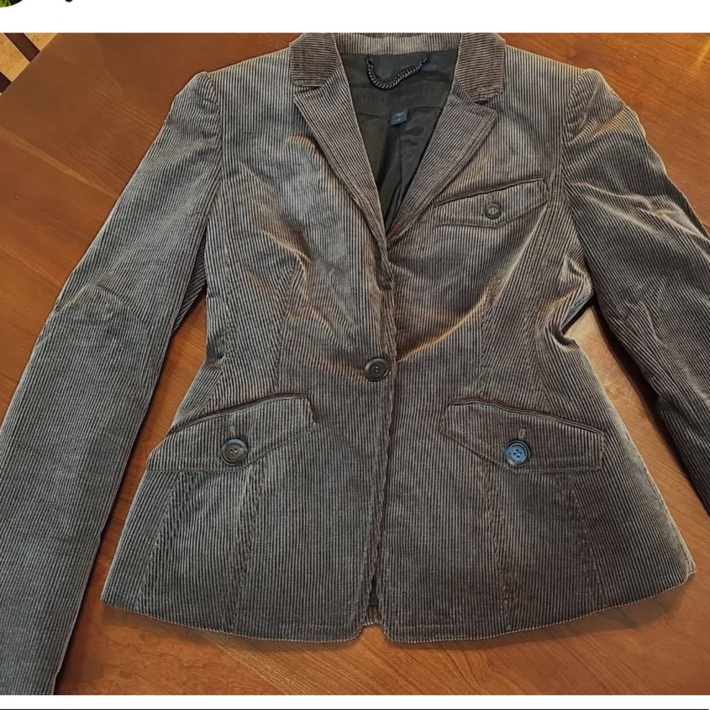 Burberry Prorsum Fitted Corduroy Blazer - IT 38